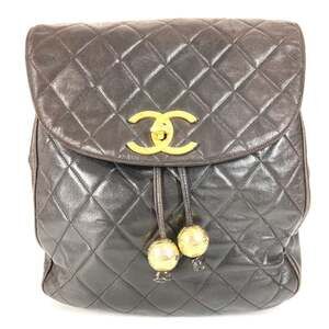 Chanel Vintage Cc Flap Backpack Quilted #232245C23B